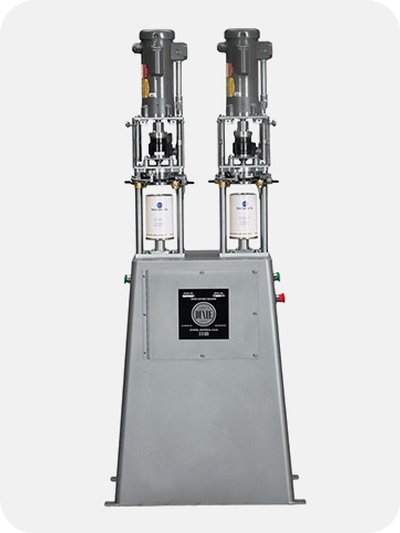 Model 25D-TWIN-AL Double Can Seamer Up to 30 cans per minute